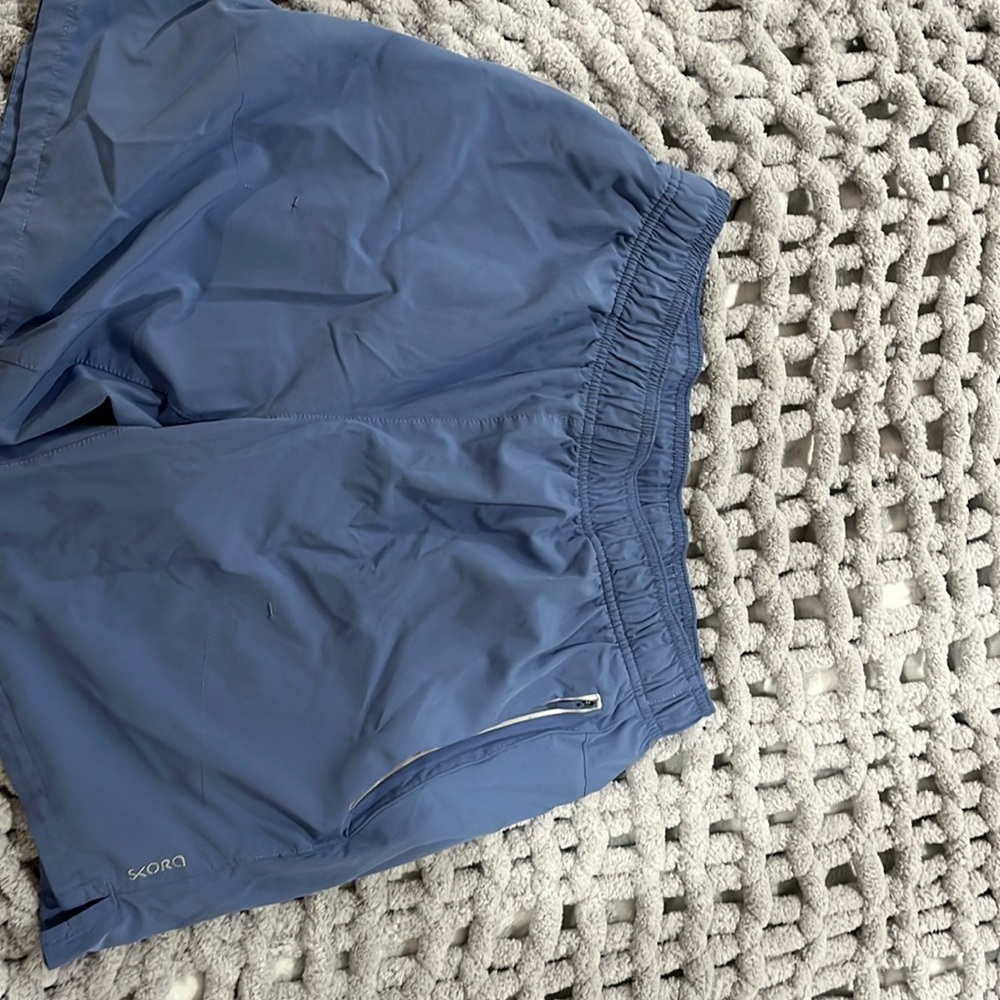 Blue shorts